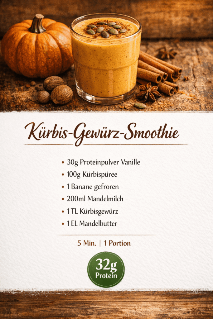 Kürbis-Gewürz-Smoothie