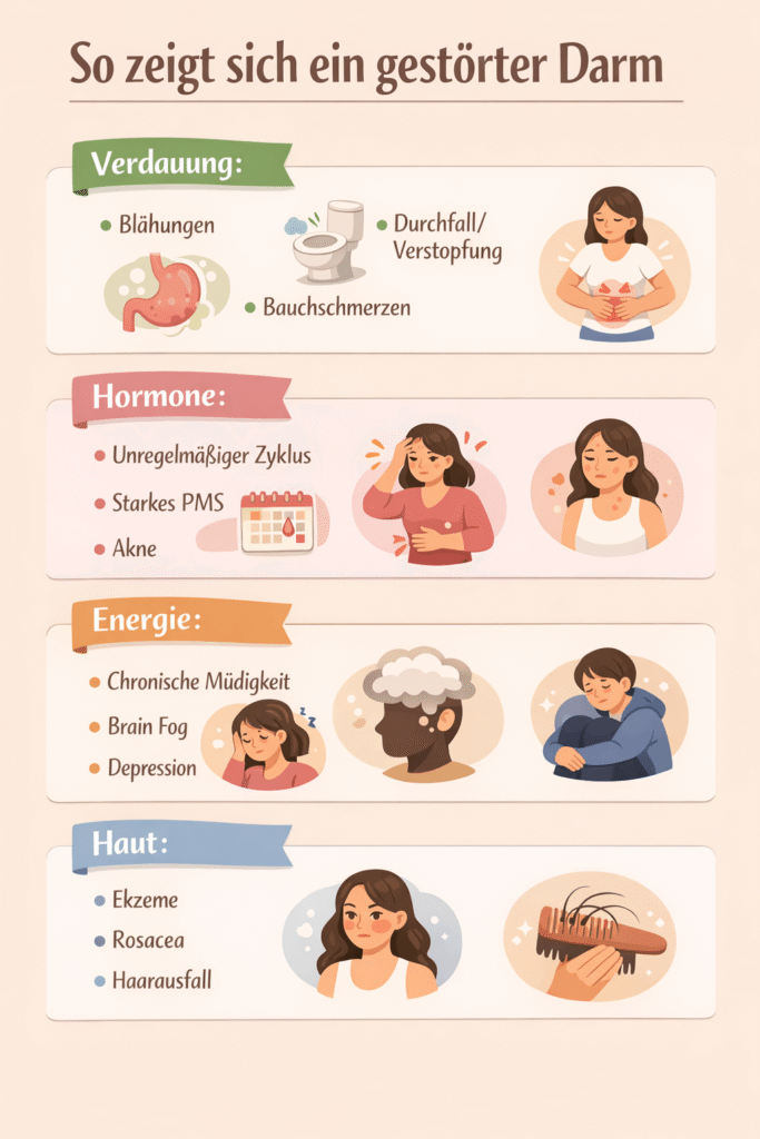 So zeigt sich ein gestörter Darm