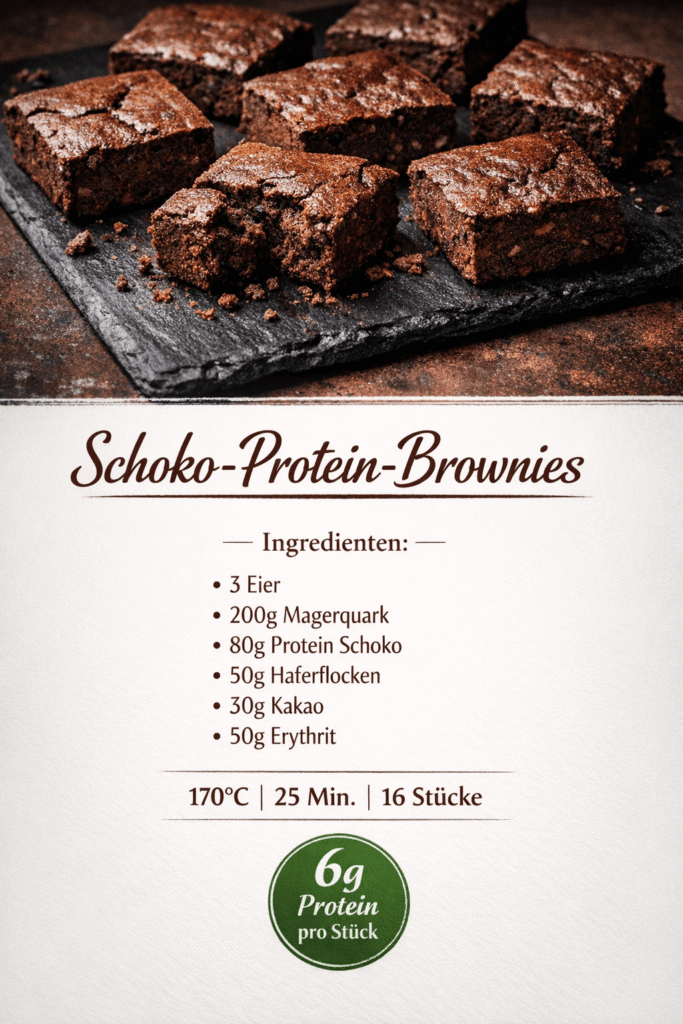 Schoko-Protein-Brownies