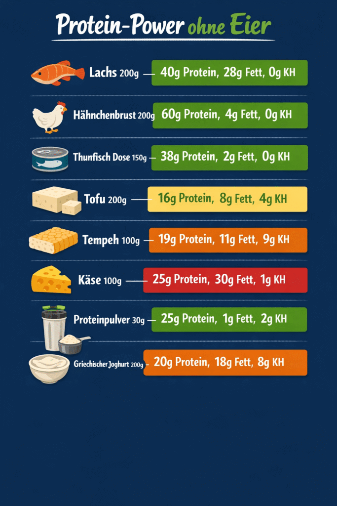 Protein Power ohne Eier