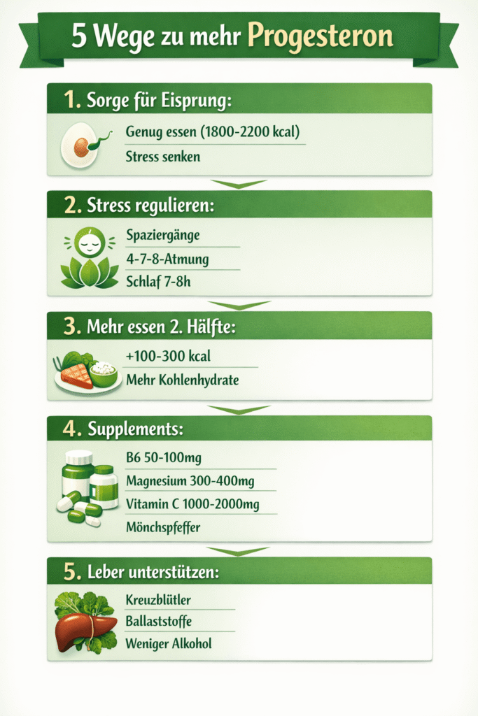 5 Wege zu mehr Progesteron