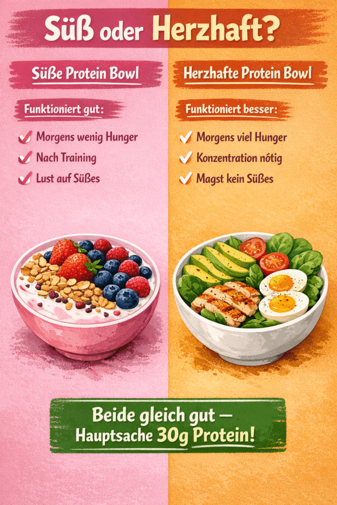 Süß oder herzhaft