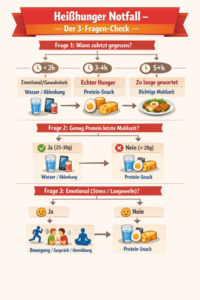 Notfall Check bei Heißhunger