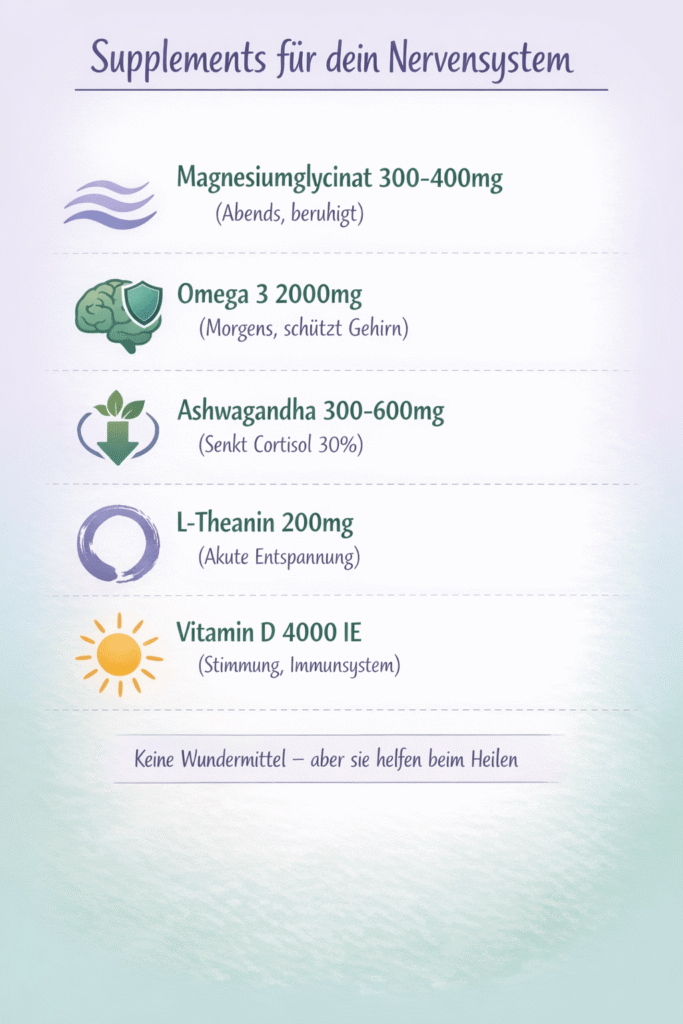 Supplements für dein Nervensystem
