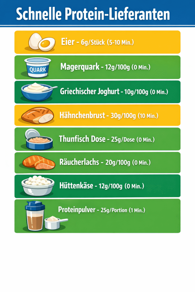 Die besten Proteinlieferanten