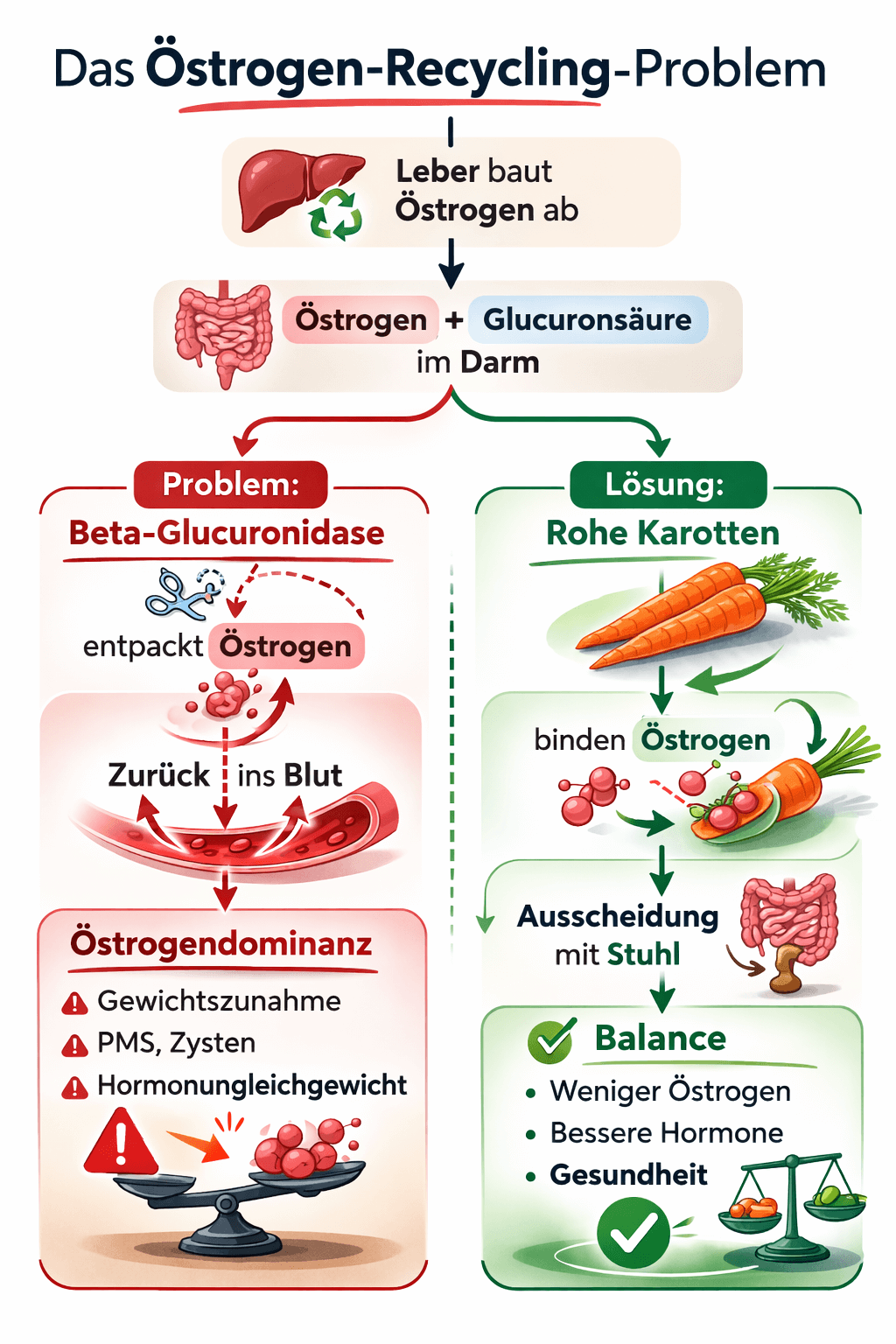 Das Östrogen-Recycling-Problem