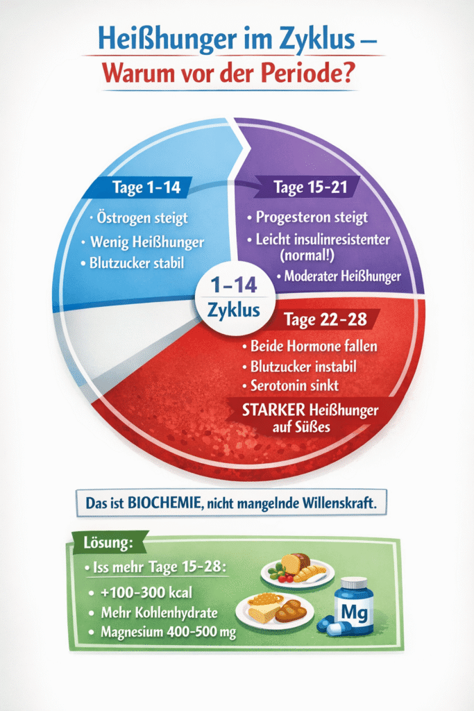 Heißhunger im Zyklus