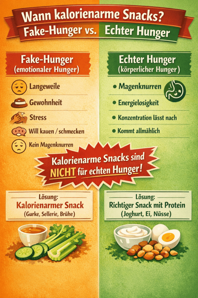 Warum kalorienfreie Snacks