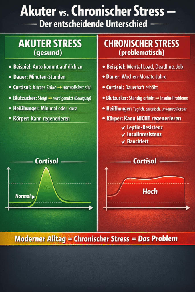Akuter vs. Chronischer Stress