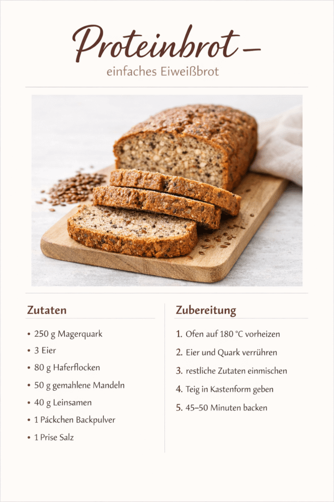 Einfaches Proteinbrot Rezept