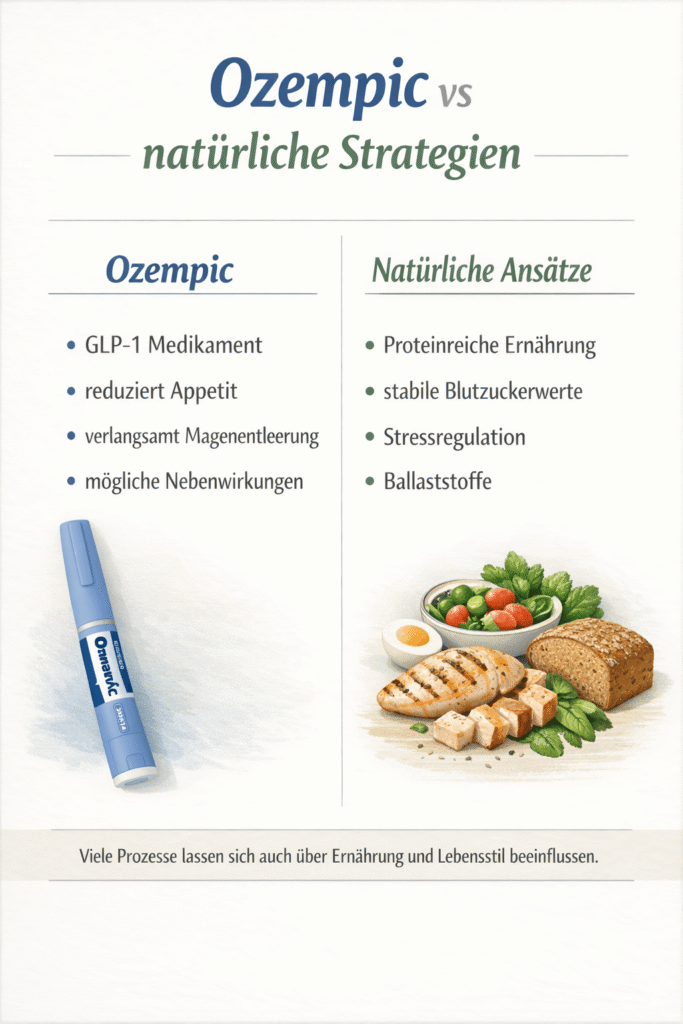 Ozempic vs. natürliche Wege