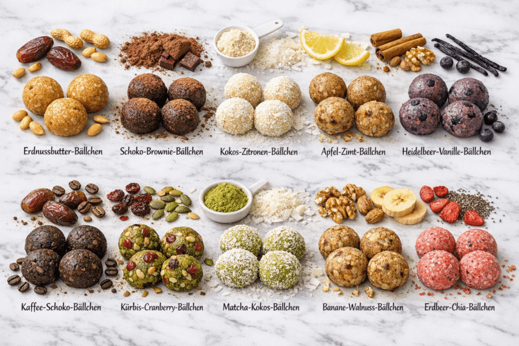 Übersicht über die 10 besten Protein-Bällchen Rezepte