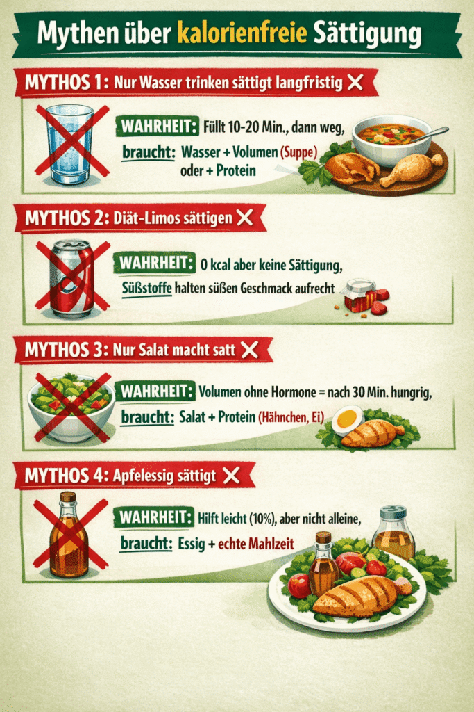 Mythen über kalorienfrei