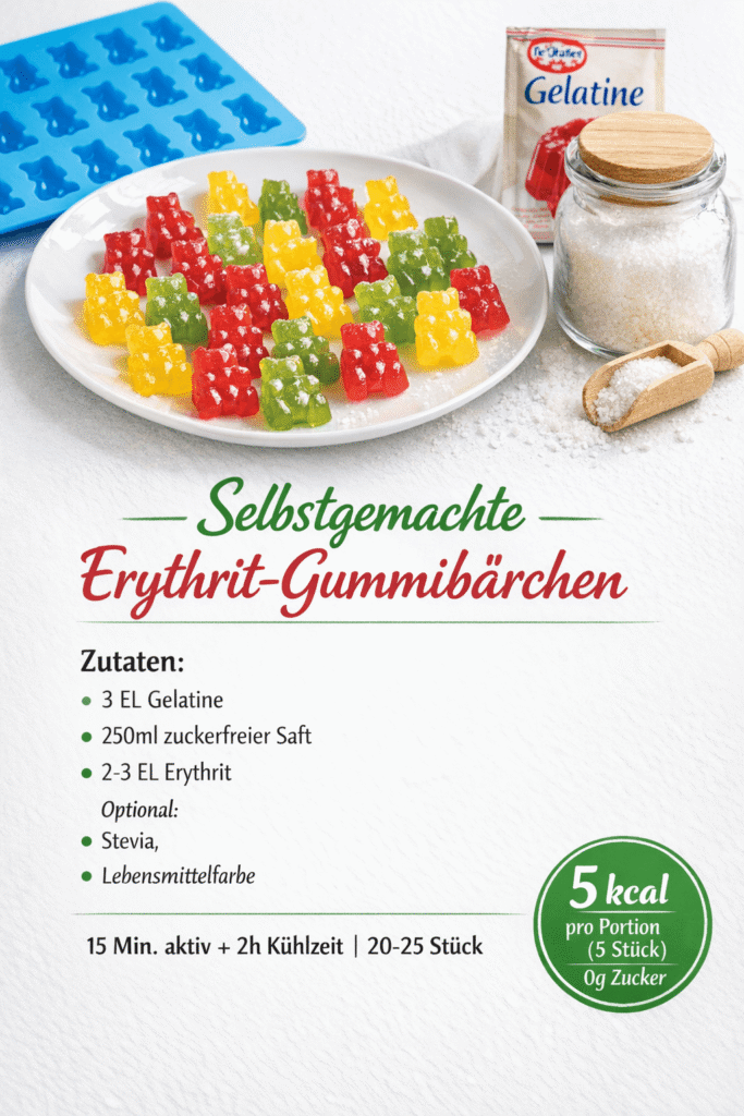 Rezept zuckerfreie Gummibärchen