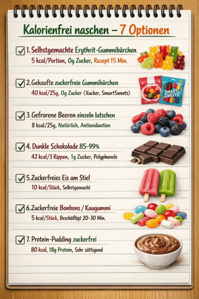 Zuckerfreie Snacks
