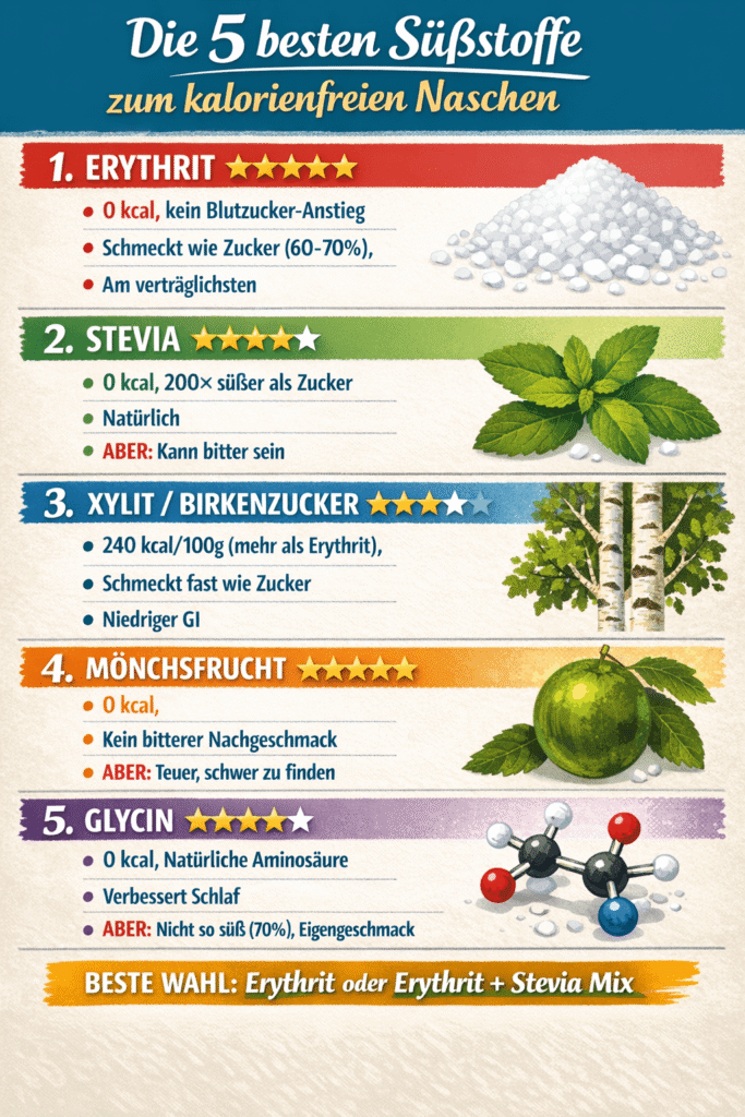 Die 5 besten Süßstoffe