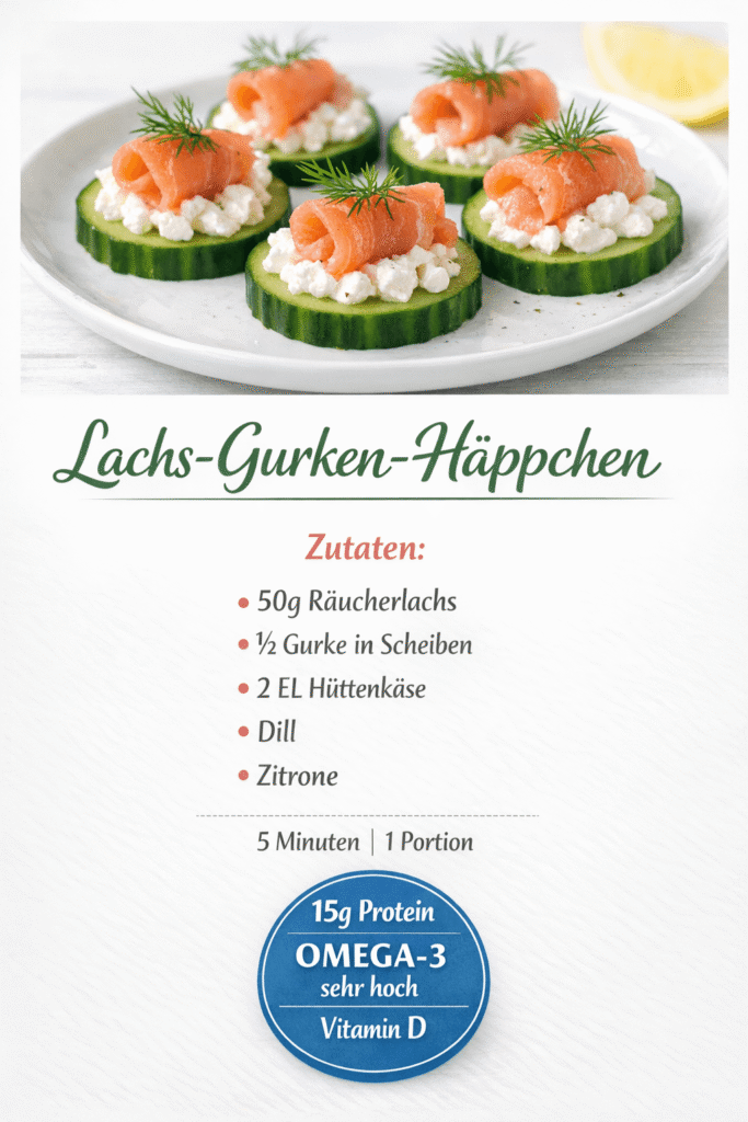 Lachs-Gurken-Häppchen