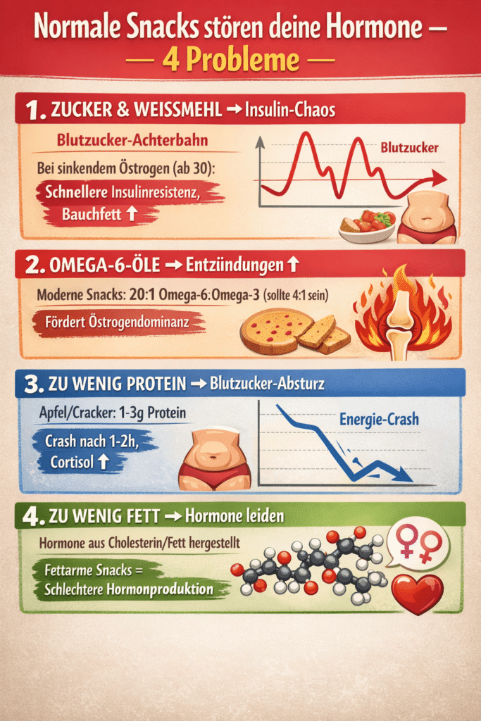 Warum normale Snacks die Hormone stören
