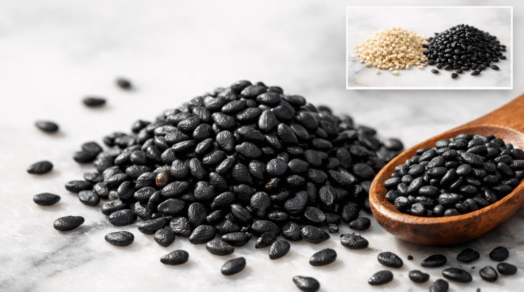 schwarzer Sesam Nährstoffquelle