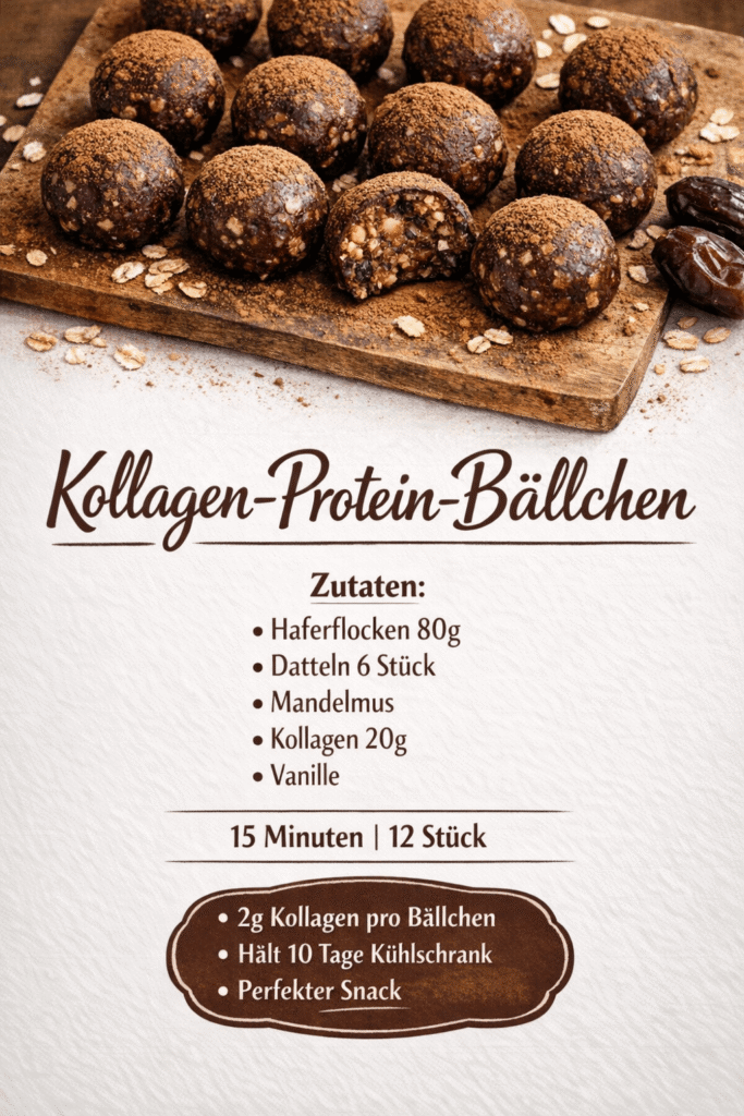 Kollagen-Protein-Bällchen
