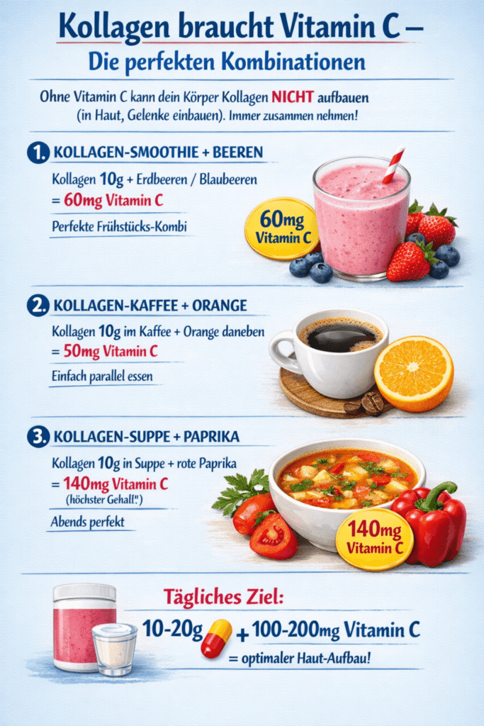 Kollagen und Vitamin C