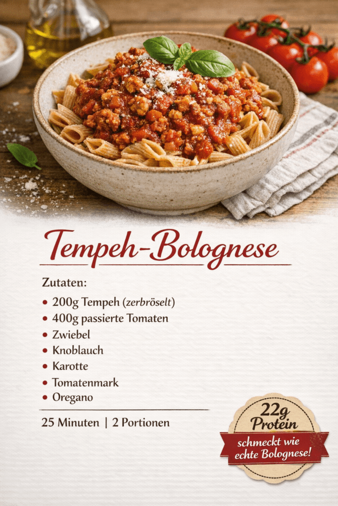 Tempeh-Bolognese