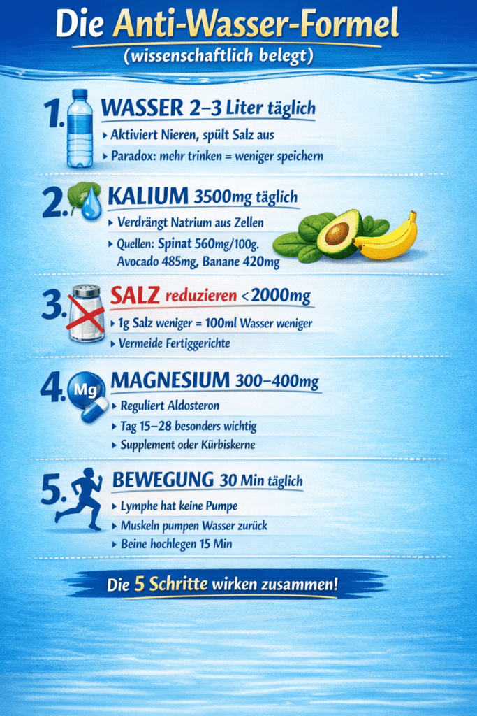 Die Anti Wassereinlagerungen Formel