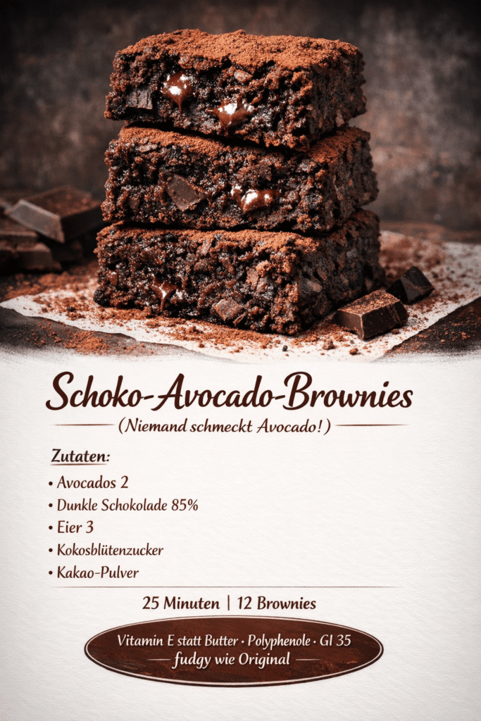 Schoko-Avocado-Brownies