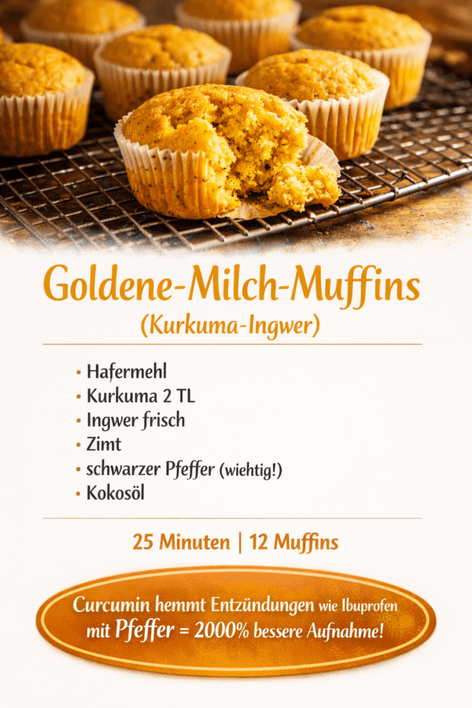 Goldene Milch Muffins