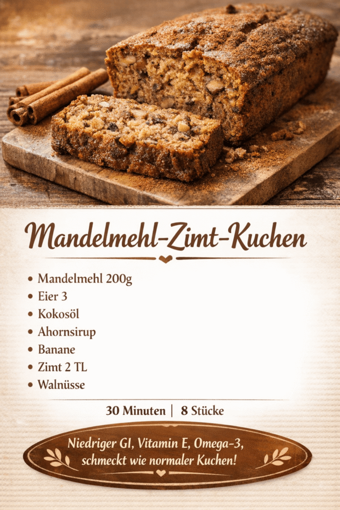Mandel-Mehl-Zimt-Kuchen