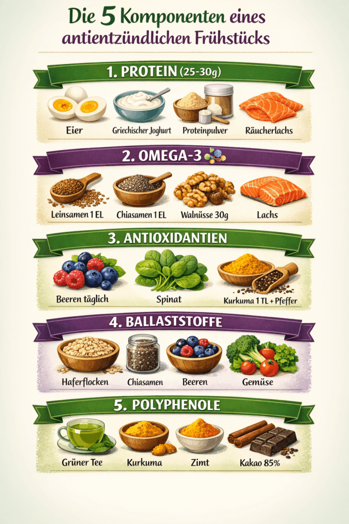 5 Komponenten für ein antientzündliches Frühstück
