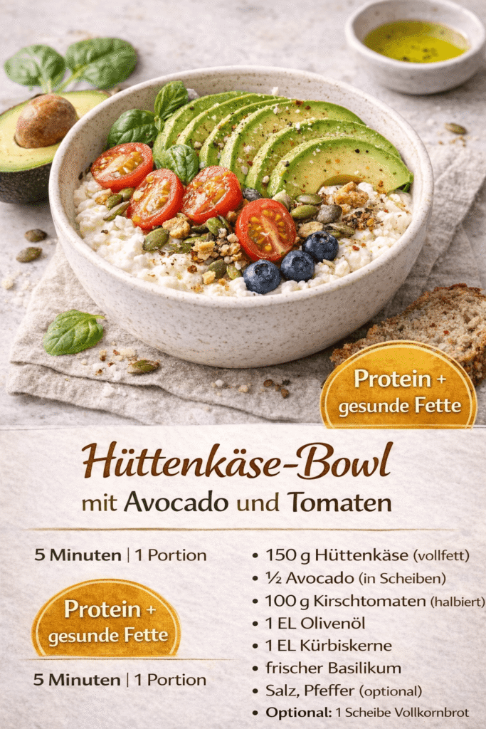 Hüttenkäse Bowl