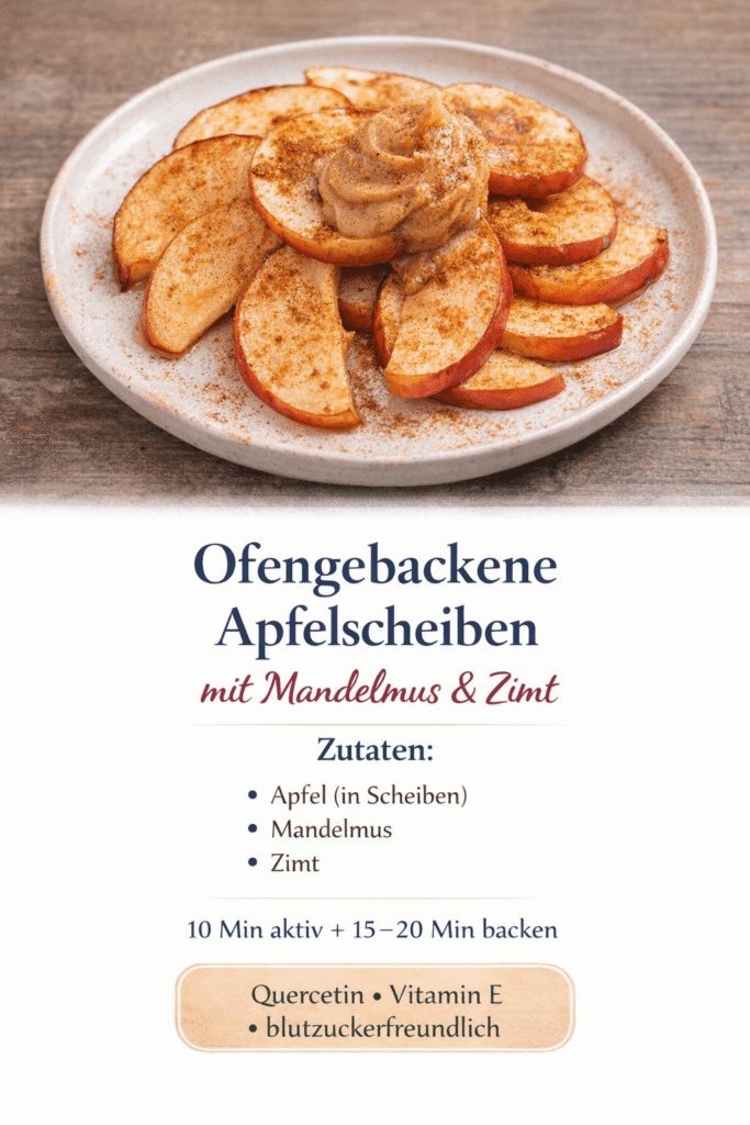 Ofengebackene Apfelscheiben