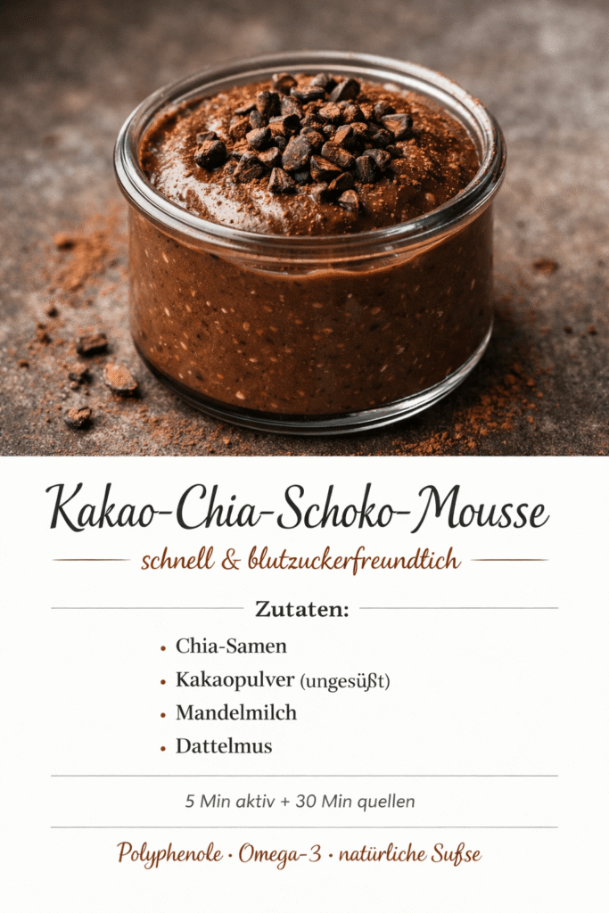 Kakao Chia Schoko Mousse