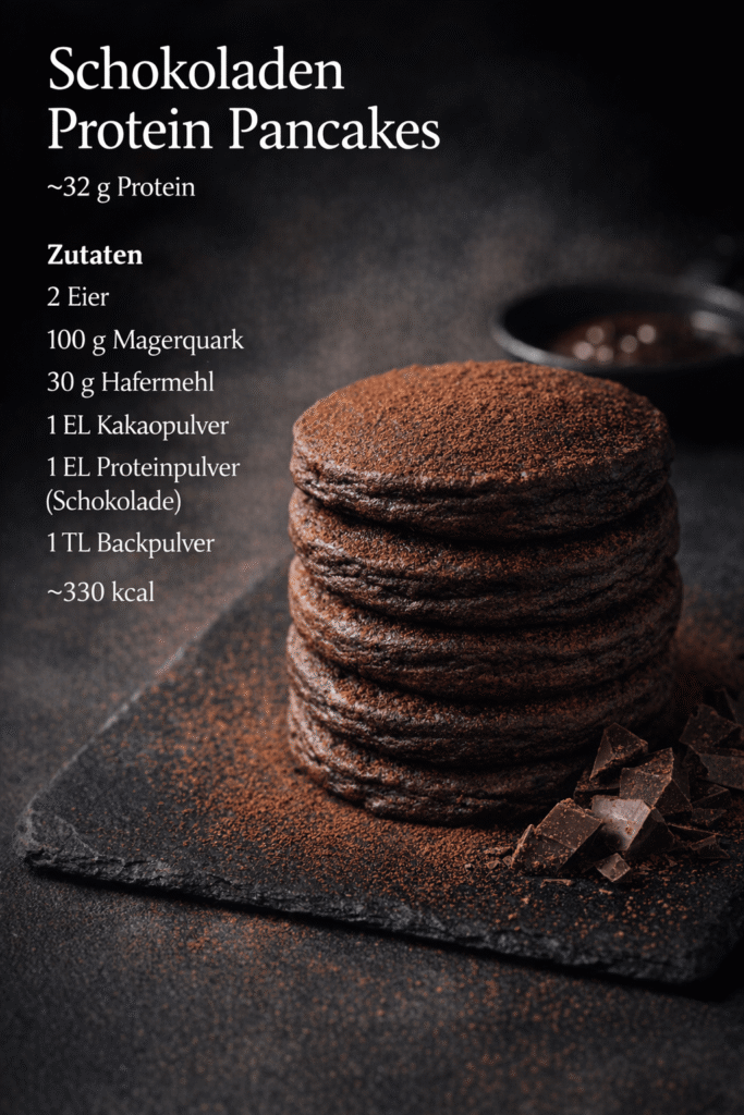 Schokoladen Protein Pancakes