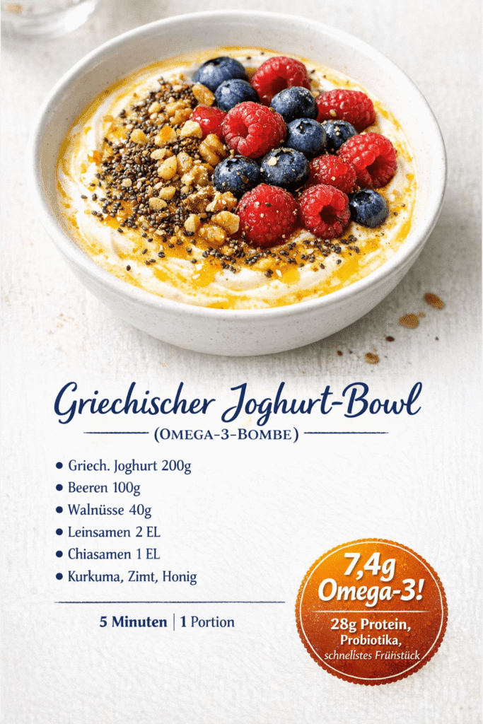 Griechische Joghurt Bowl