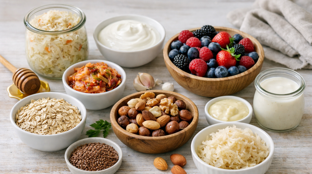 10 Lebensmittel für die Darmflora