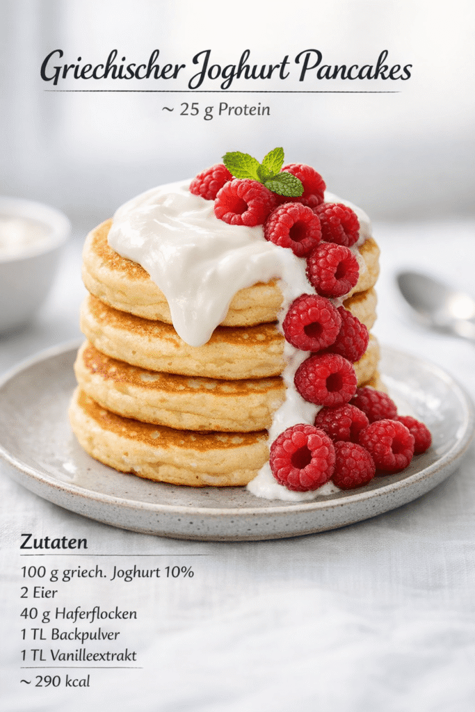 Griechischer Joghurt Pancakes