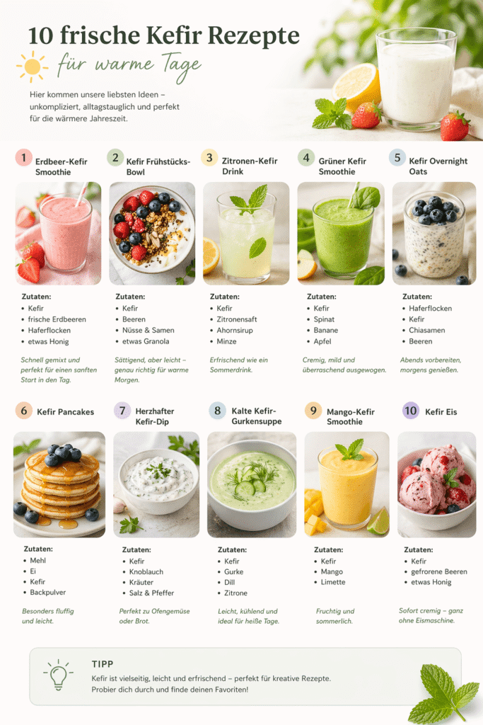 10 leckere Kefirrezepte