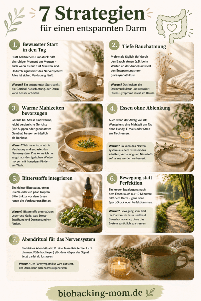 7 Strategien für einen entspannten Darm