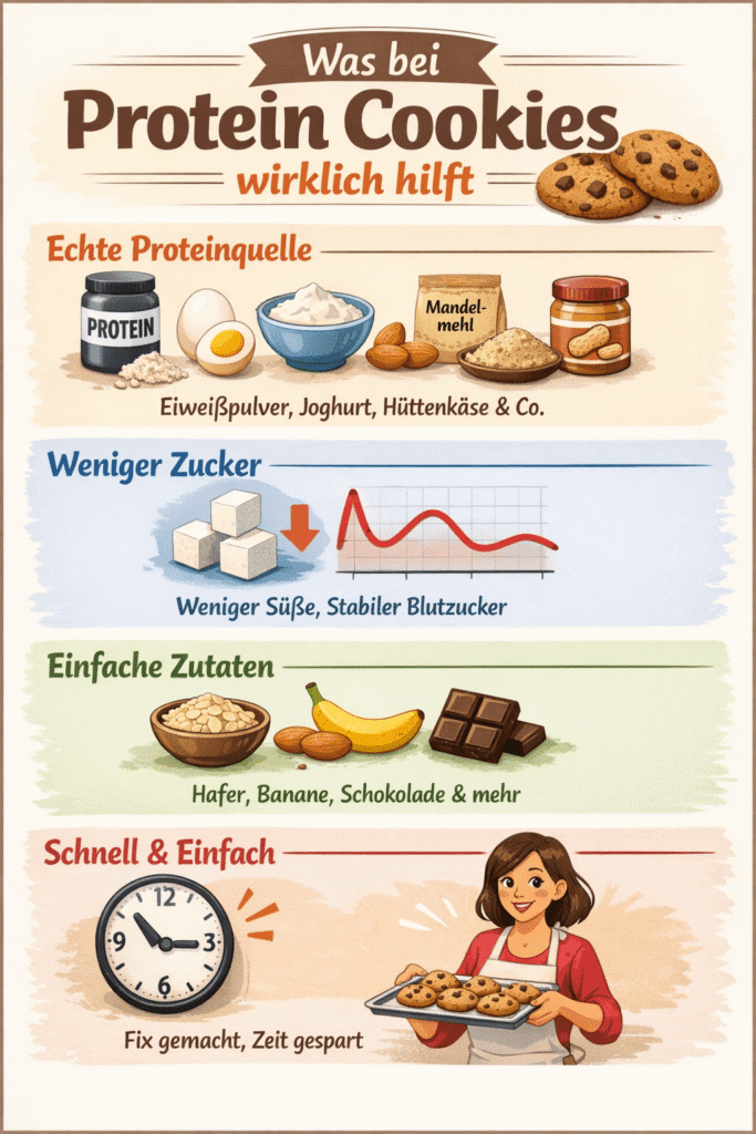 Was bei Protein Cookies wirklich hilft