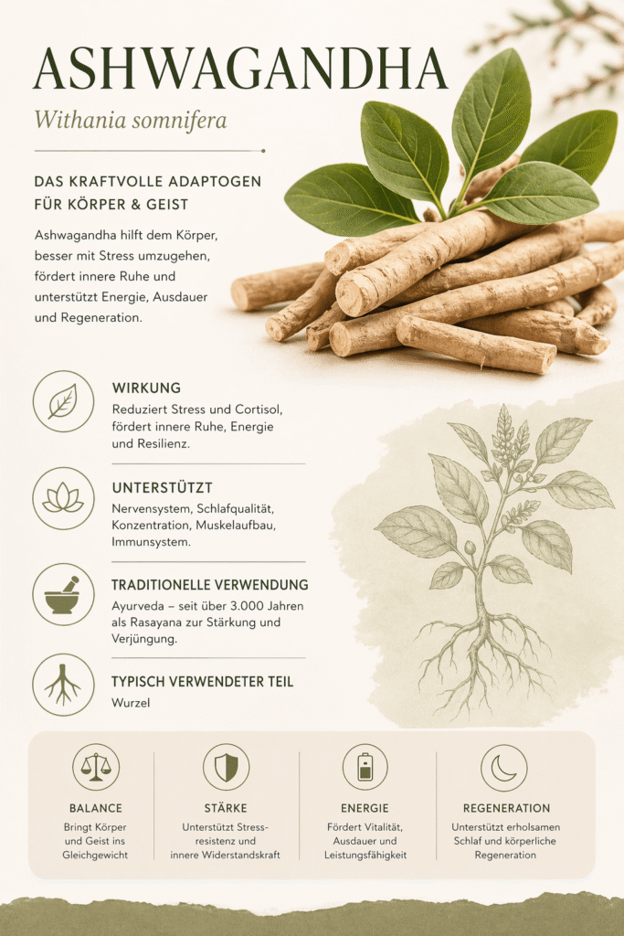 Steckbrief Ashwagandha