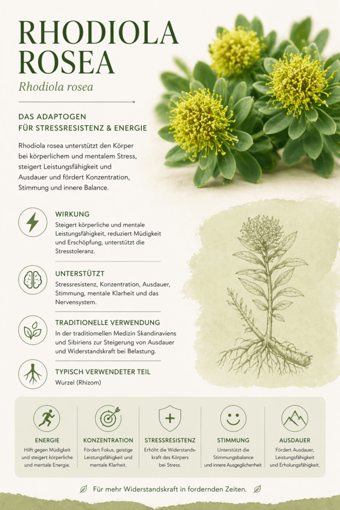Steckbrief Rhodiola rosea