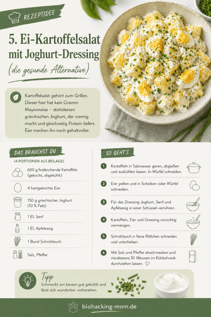 Ei-Kartoffelsalat mit Joghurt-Dressing
