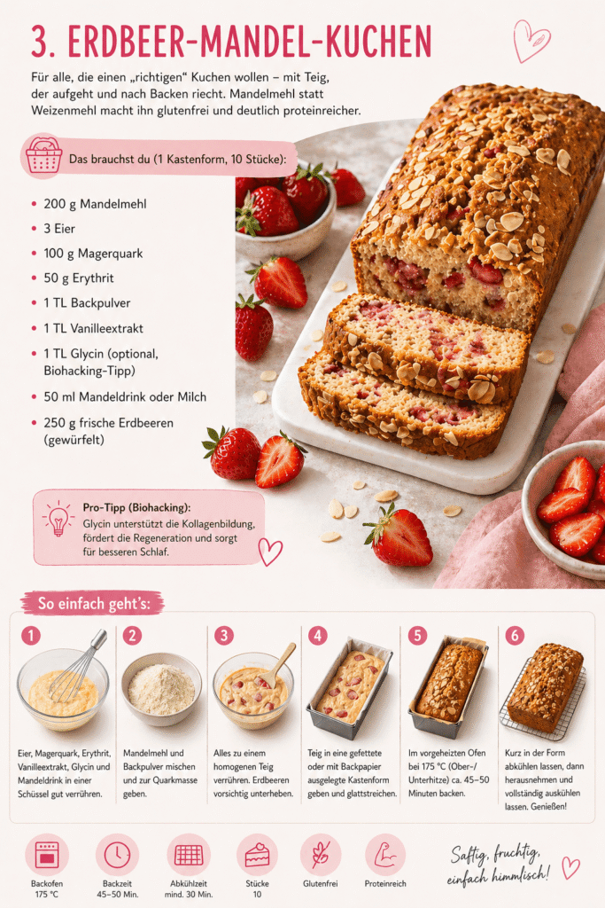 Erdbeer-Mandel-Kuchen