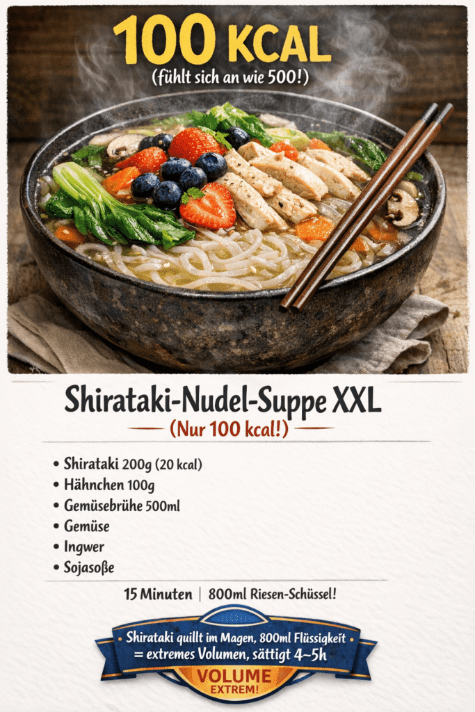 Shirataki-Nudel-Suppe