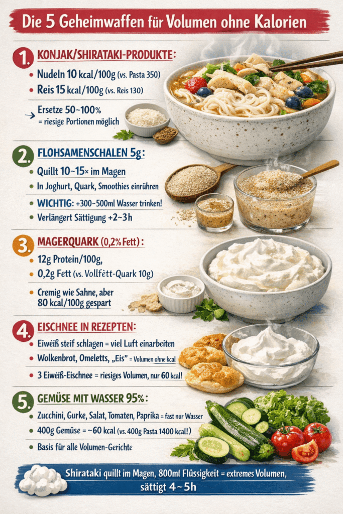 Die 5 Geheimwaffen für viel Volumen