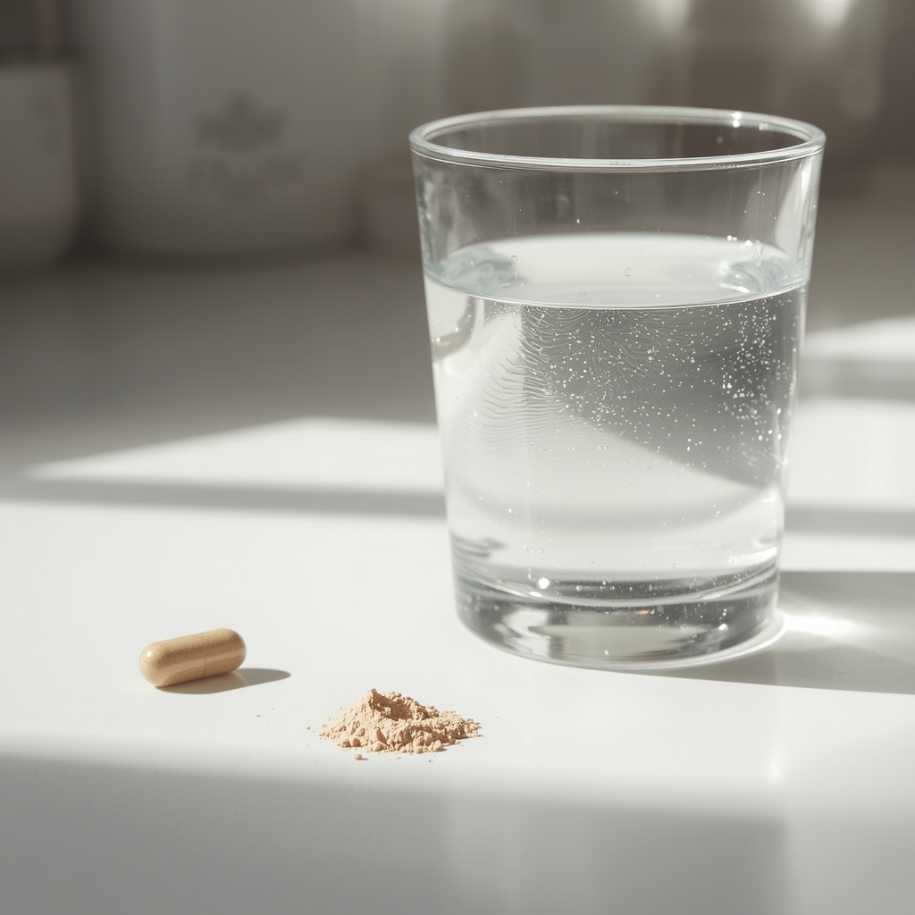 Glucomannan mit viel Wasser nehmen