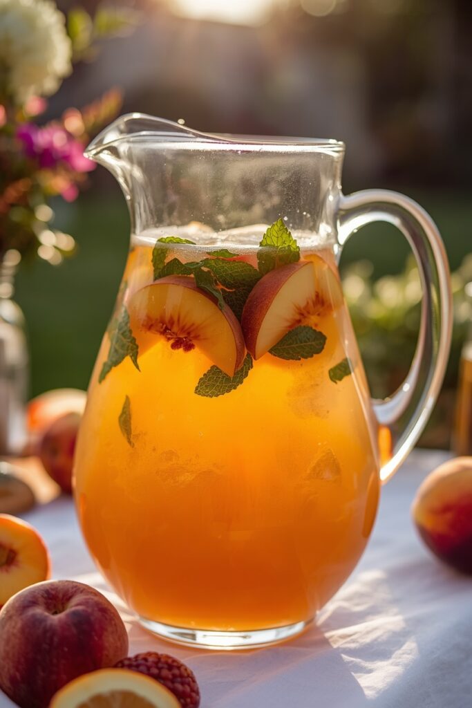 Pfirsich Sangria