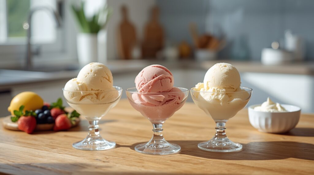 Protein Eis ohne Eismaschine selber machen